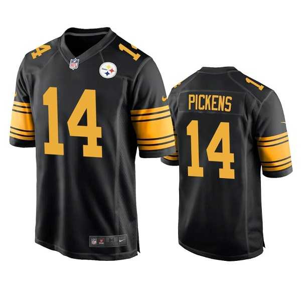 Men & Women & Youth Pittsburgh Steelers #14 George Pickens Black Color Rush Stitched Jersey,We sell and wholesale Men & Women & Youth Pittsburgh Steelers #14 George Pickens Black Color Rush Stitched Jersey on line form chian!